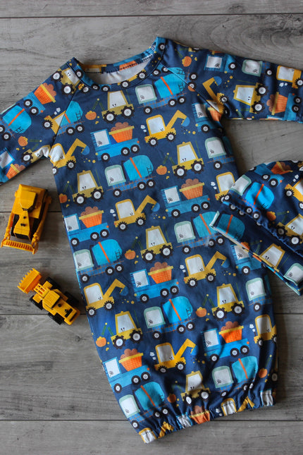 Truck Baby Gown