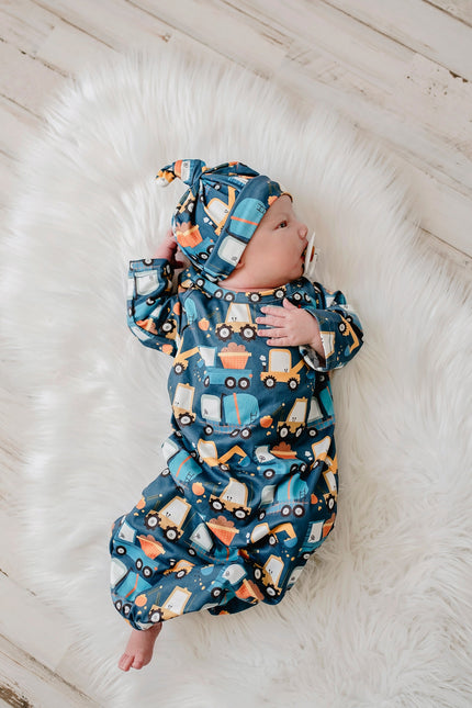 Truck Baby Gown