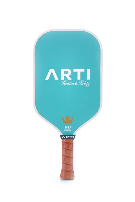 ARTI 16mm T700 Carbon Fiber Kristen & Kristy "IT'S PICKLE TIME" Pickleball Paddle - USA Pickleball Approved