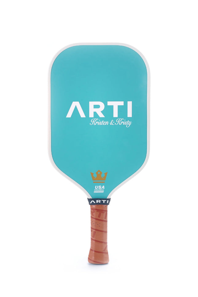 ARTI 16mm T700 Carbon Fiber Kristen & Kristy "IT'S PICKLE TIME" Pickleball Paddle - USA Pickleball Approved