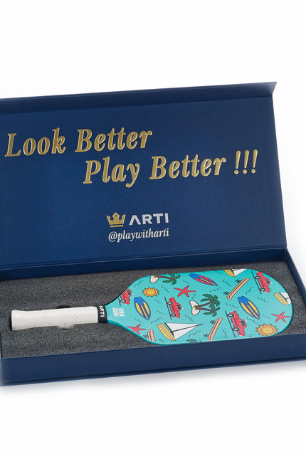 ARTI 16mm T700 Carbon Fiber "CALIFORNIA" Pickleball Paddle - USA Pickleball Approved