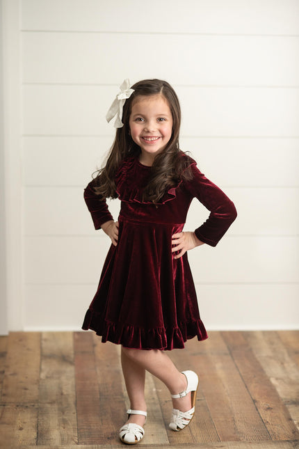 Velvet Wine Dress