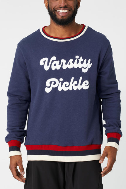 The Oversized Vintage Varsity Pickleball Sweatshirt (Unisex)