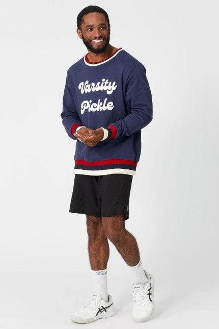 The Oversized Vintage Varsity Pickleball Sweatshirt (Unisex)