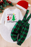 White + Plaid / 6-9M