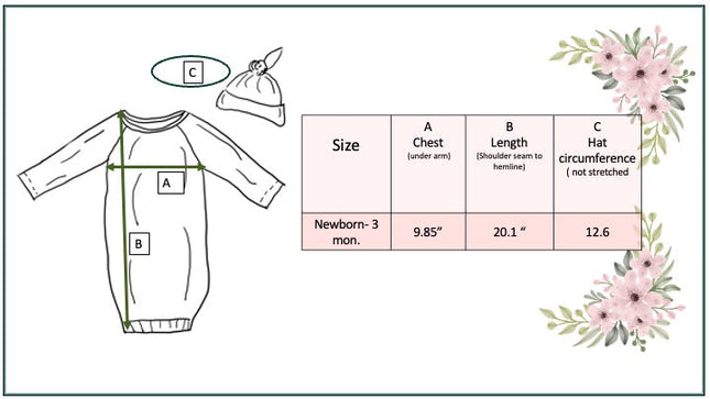 Soccer Baby Gown