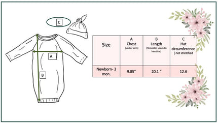 Baseball Baby Gown