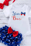 Bow Stars Letters / 0-3M