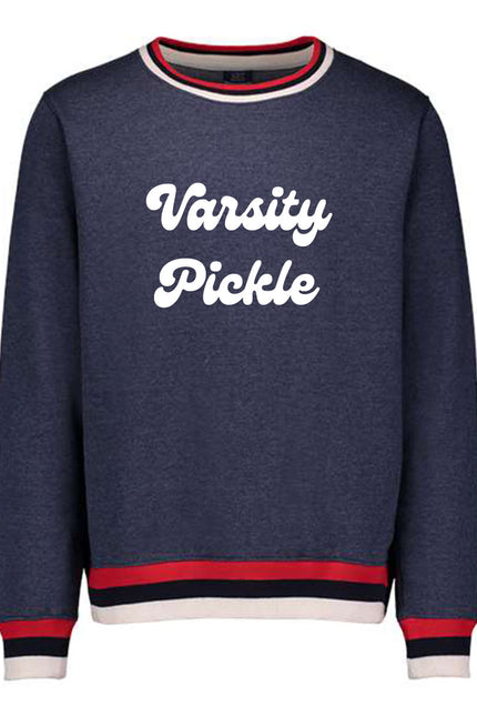 The Oversized Vintage Varsity Pickleball Sweatshirt (Unisex)